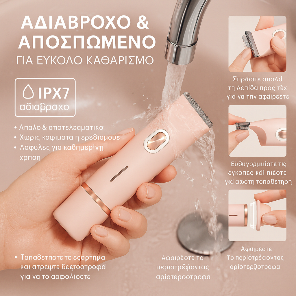 2-σε-1 Ανώδυνο Τρίμερ Μπικίνι